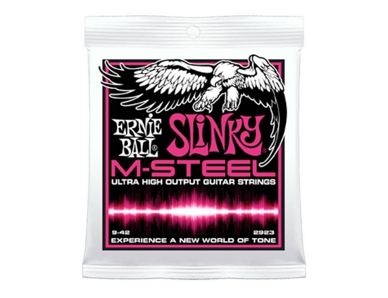 M-Steel Slinky Guitar Strings - Super .009-.042