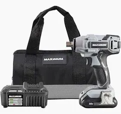 Maximum 20V 1/2" Impact Wrench W/3 Batterys &amp; Charger