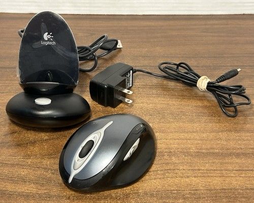 Logitech MX1000 Wireless Laser Mouse W/Base/Power Supply (883)