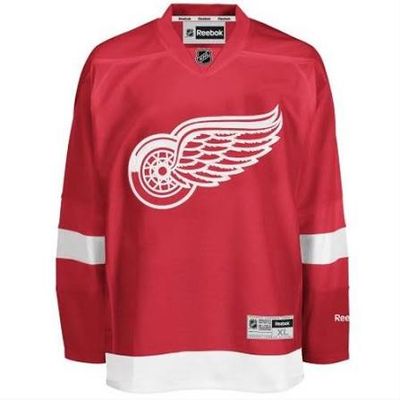 Reebok Detroit Red Wings Blank Hockey Jersey (841)