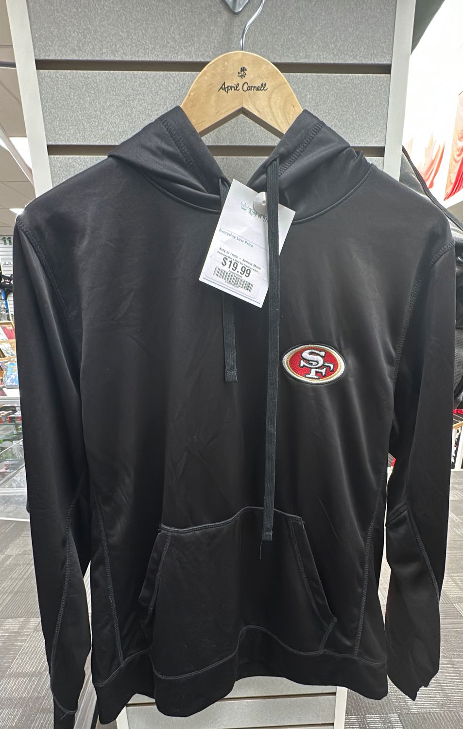 Dunbrooke Men's Black San Francisco 49ers Pullover Hoodie