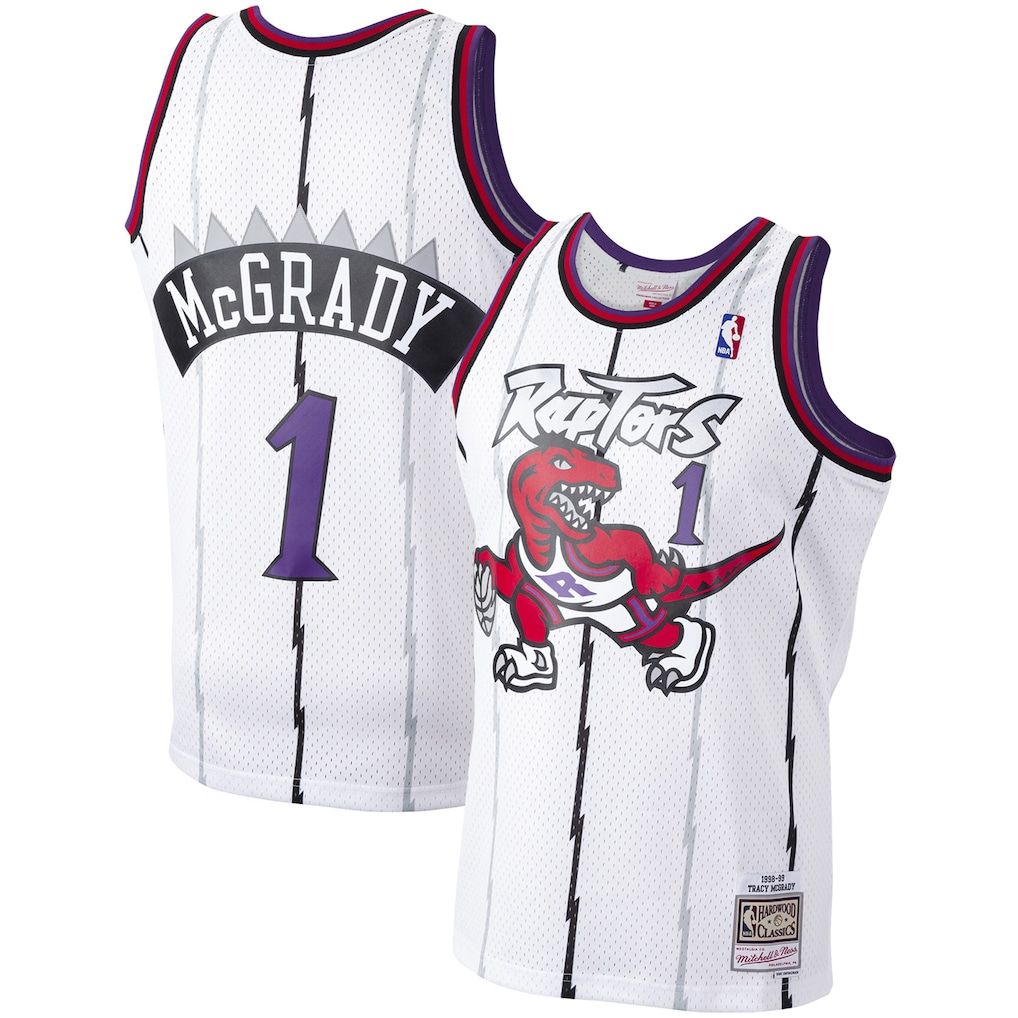 Mitchell &amp; Ness Toronto Raptors Tracy McGrady 1998-99 Basketball Jersey (805)