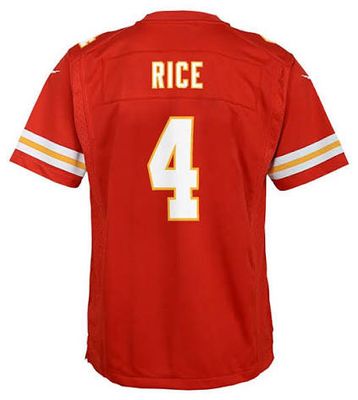 Nike Kansas City Rashee Rice Football Jersey