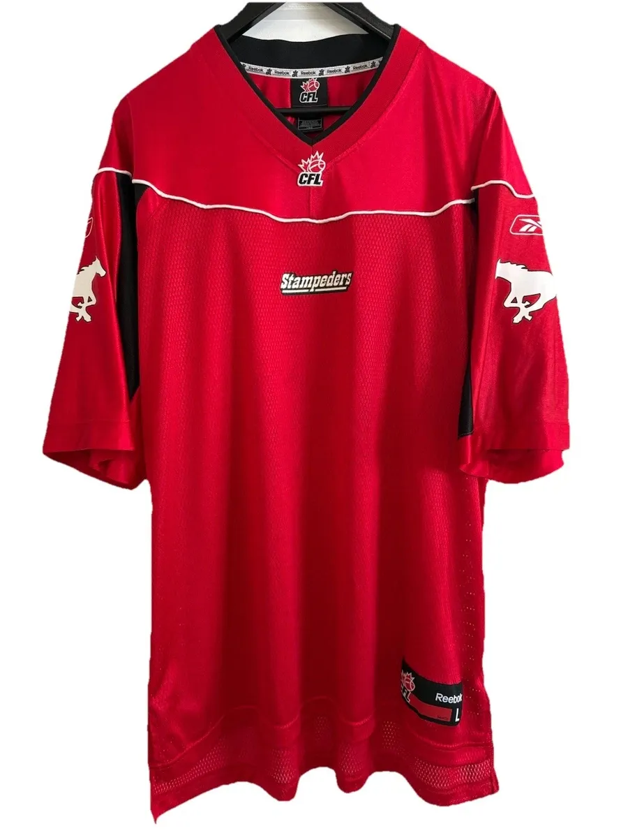Reebok Calgary Stampeders Blank Football Jersey