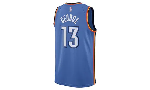 Nike Swingman Oklahoma City Thunder Paul George Basketball Jersey (805)