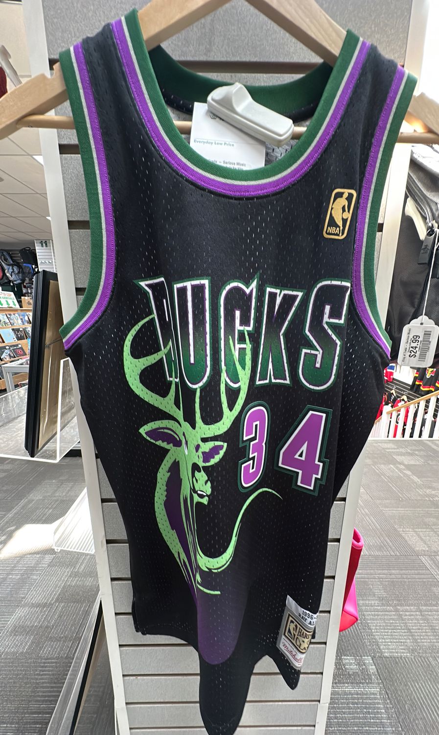 Mitchell &amp; Ness Milwaukee Bucks Ray Allen Basketball Jersey