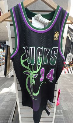Mitchell &amp; Ness Milwaukee Bucks Ray Allen Basketball Jersey