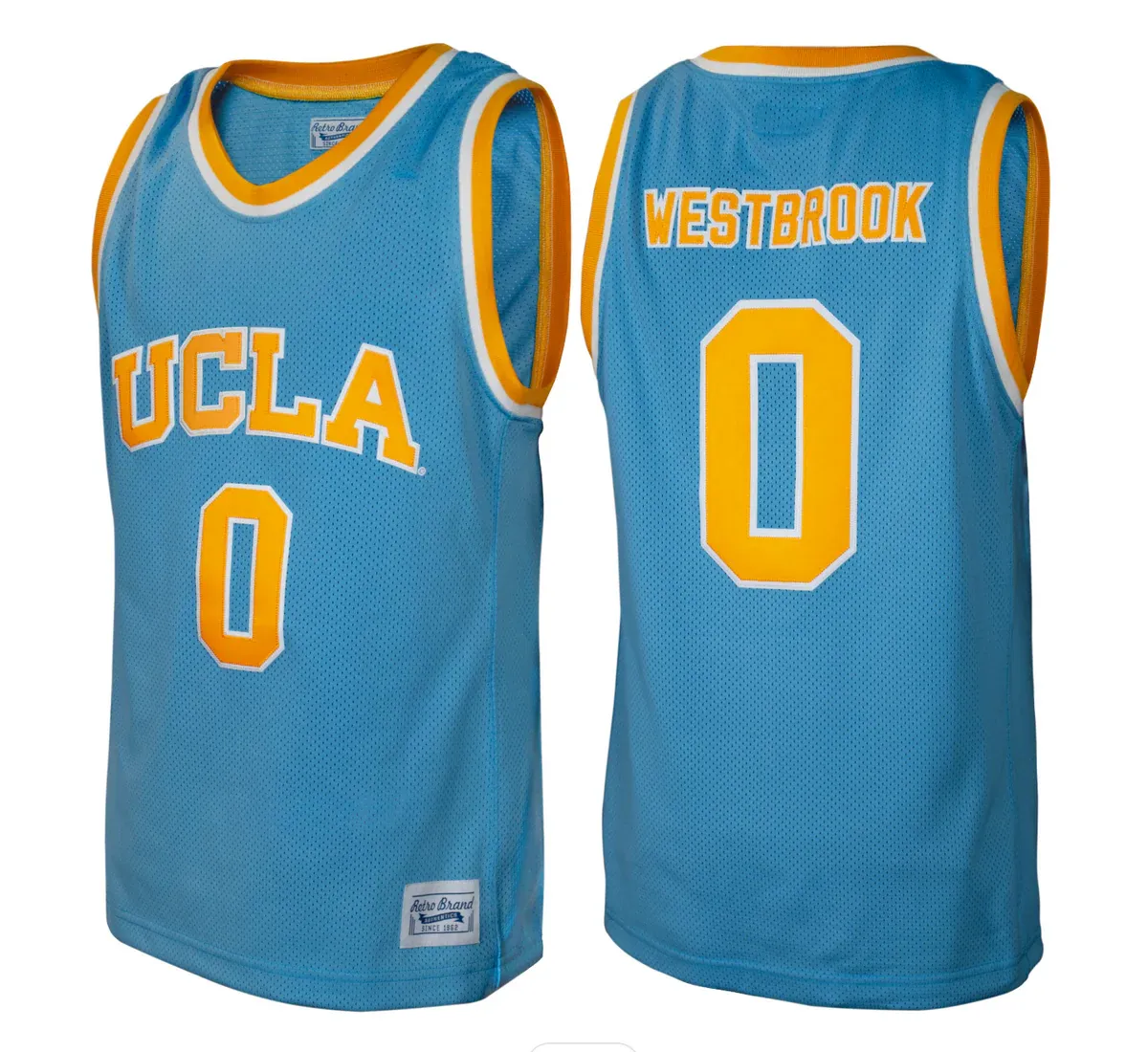 Retro Brand UCLA Russell Westbrook Basketball Jersey (805)
