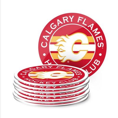 NHL Coaster Set (8 Pack) - Calgary Flames