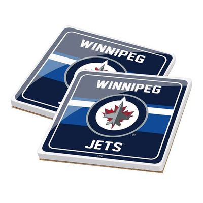 NHL Ceramic Coaster Set (2 Pack) - Winnipeg Jets