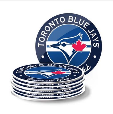 MLB Coaster Set (8 Pack) - Toronto Blue Jays