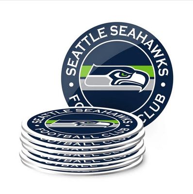 NFL Coaster Set (8 Pack) - Seattle Seahawks