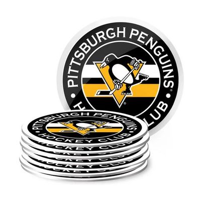 NHL Coaster Set (8 Pack) - Pittsburgh Penguins