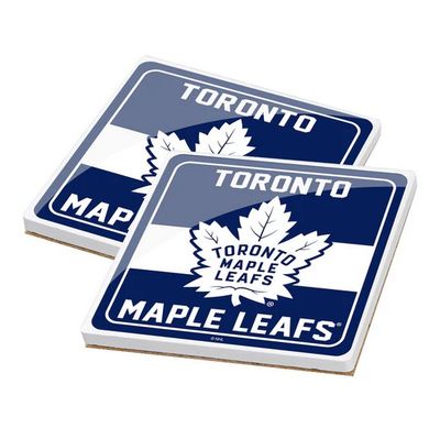 NHL Ceramic Coaster Set (2 Pack) - Toronto Maple Leafs
