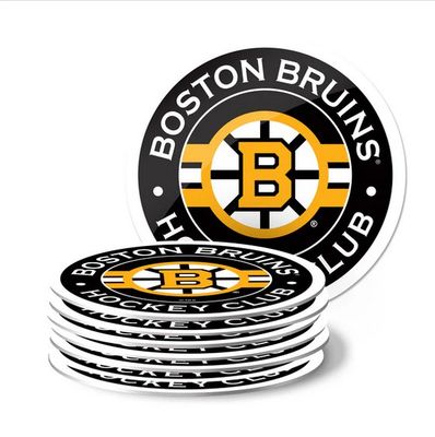 NHL Coaster Set (8 Pack) - Boston Bruins