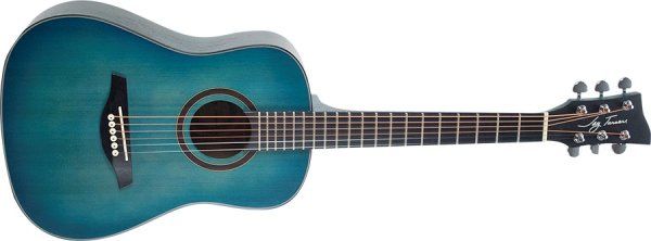Jay Turser 1/2 Size Blue Acoustic Guitar