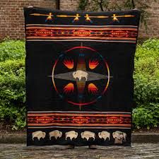 Pendleton Beaver State Orange Buffalo Baby Blanket