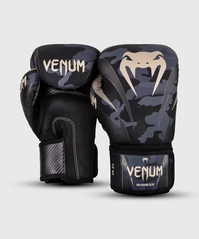 Venum Impact Dark Camo/Sand Boxing Gloves