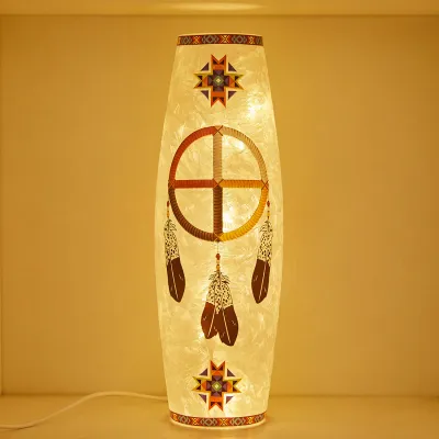 Nu Trendz Frosted Glass Medicine Wheel Table Light (NEW)