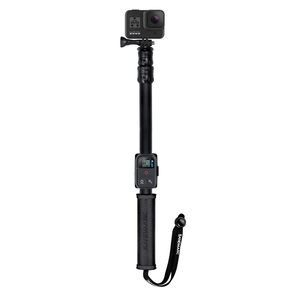 Sandmarc Action Gear Pole W/ Telesin Underwater Dome For Go Pro Cameras