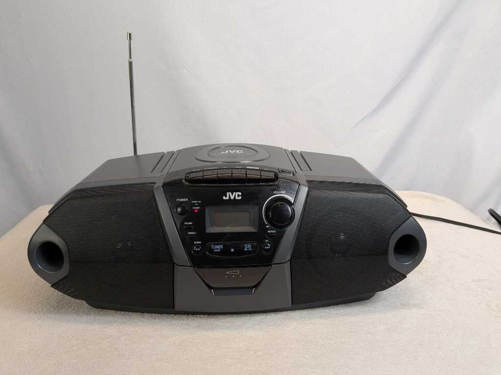 JVC CD/Cassette/Radio Tuner Portable Boombox (373)