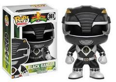 Funko POP! Television Mighty Morphin Power Rangers - Black Ranger #361 (Box Slightly Damaged)