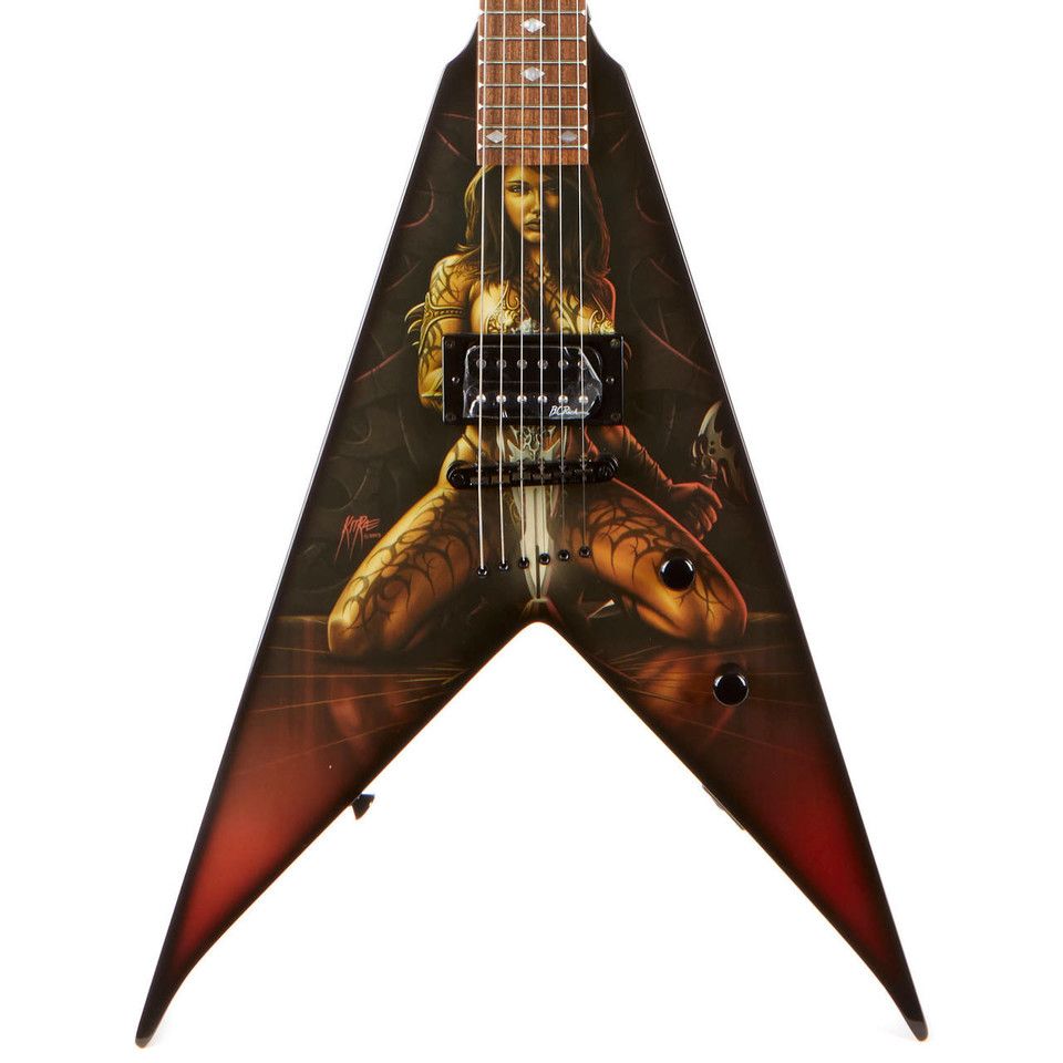 2004 BC Rich Body Art Collection Jr V Umethar Electric Guitar (813)
