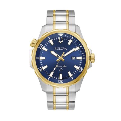 Bulova Marine Star Two Tone Watch (98B384)  (835)