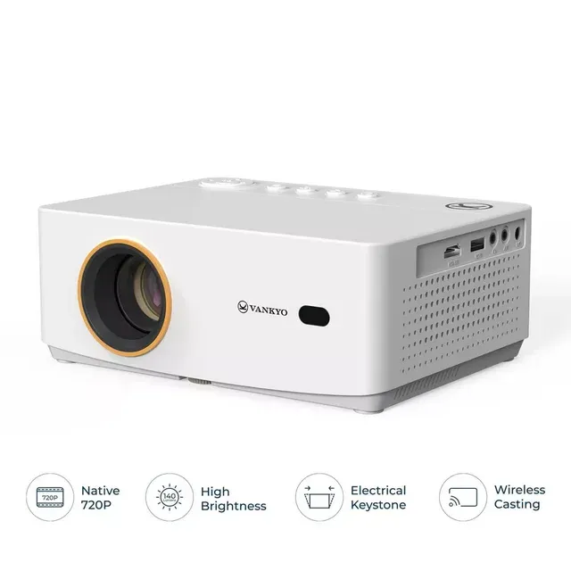 Vankyo Leisure 470W 720P Portable Projector W/Wireless Connectivity/Rem (145)