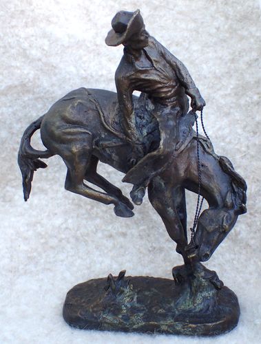 The Bronco Buster Franklin Mint Statue (104)