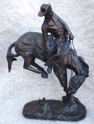 The Bronco Buster Franklin Mint Statue (104)