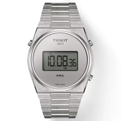 Tissot PRX 1853 Digital Chronograph Watch W/Case (T137463A)