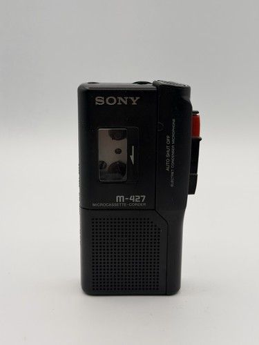 Sony M-427 MicroTape Recorder W/3 Tapes (825)