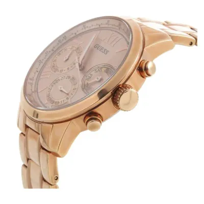 Guess Ladies Sunrise Gold Tone Watch (W0330L2)