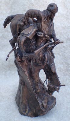 The Mountain Man Frederic Remington Bronze Sculpture (104)