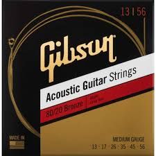 Gibson 80/20 Bronze Acoustic Strings - Medium 13-56