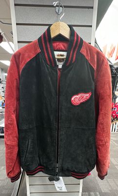 Varsity Red Wings Suede Jacket (541)