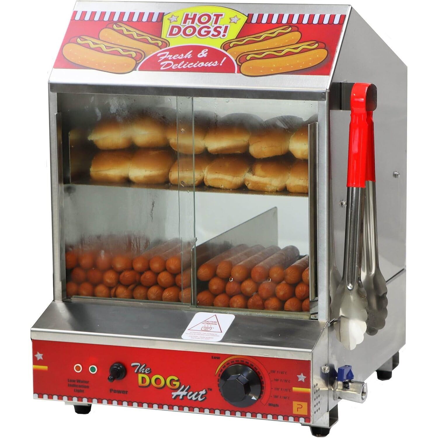 The Dog Hut Hot Dog Steamer