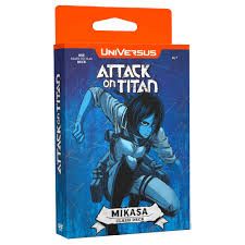 UniVersus Attack On Titan Mikasa Clash Deck
