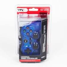 TTX- Wired USB Controller PS3/PC (Blue)