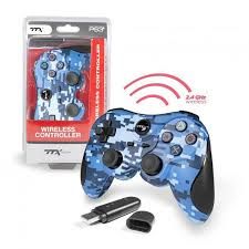 TTX- Wireless USB Controller PS3,PC,Mac,Steam (Blue Camo)