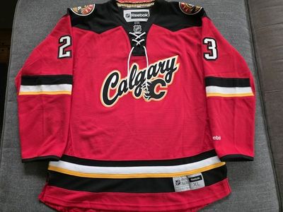 Adidas Calgary Flames Red Alternate Sean Monahan Hockey Jersey (429)