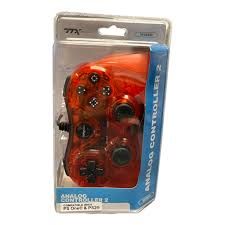 TTX - Wired Analog Controller 2 (PS1/PS2) Clear Orange
