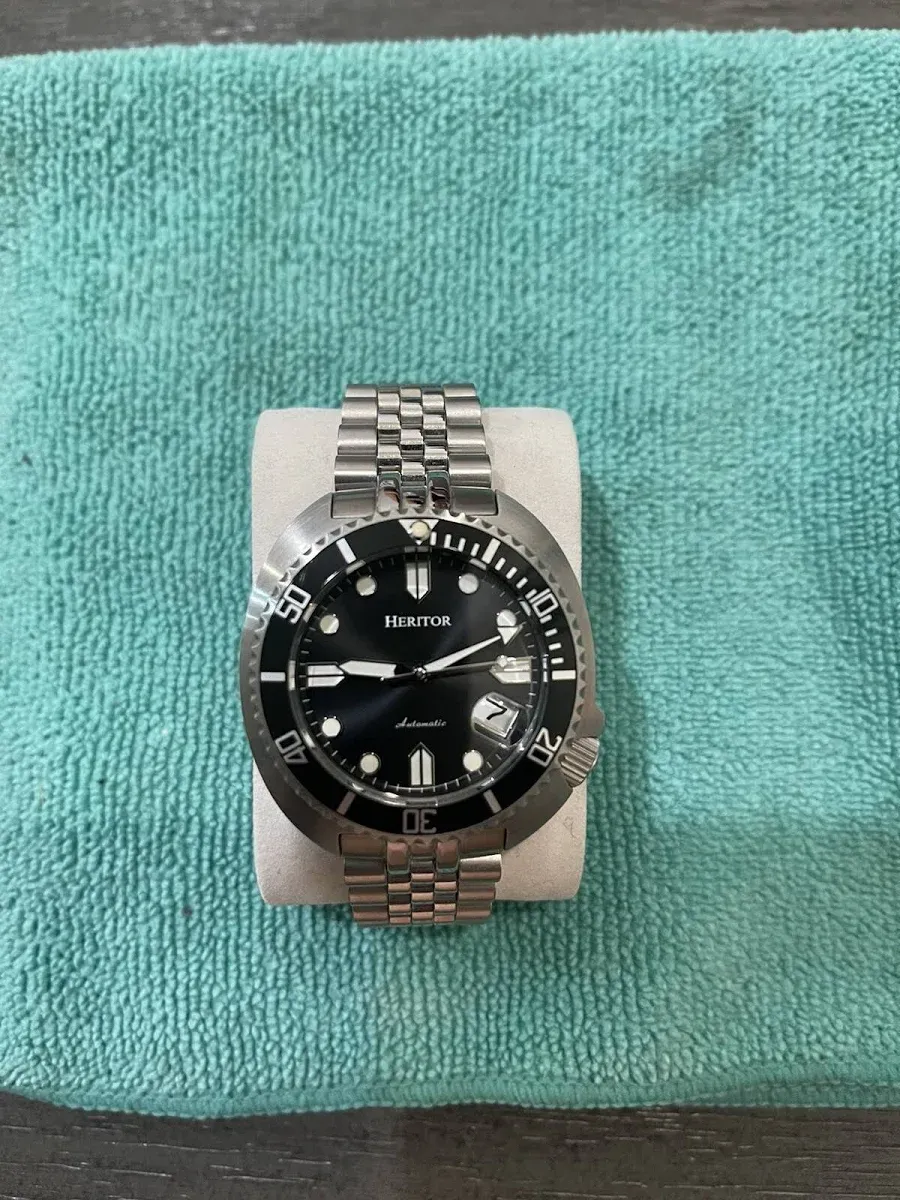 Heritor Morrison Men's Automatic Watch Black Bezel (HERHR93301)