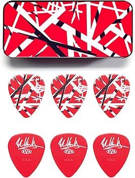 EVH Frankenstein pick tin .60 (red/white/black)