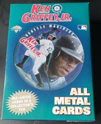 1998 Metallic Impressions Ken Griffey Jr. Metal Card Tin