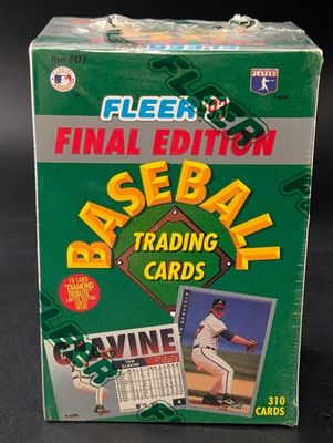 1993 Fleer Final Edition Baseball Hobby Box