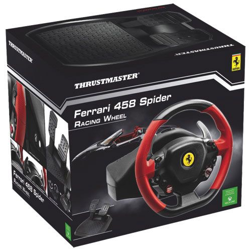 Thrustmaster Ferrari 458 Spider Racing Wheel, Xbox One/Series X/PC