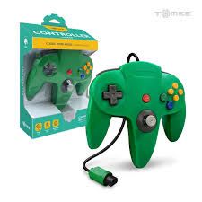 Tomee Look-A-Like Wired Controller for N64 (Green)