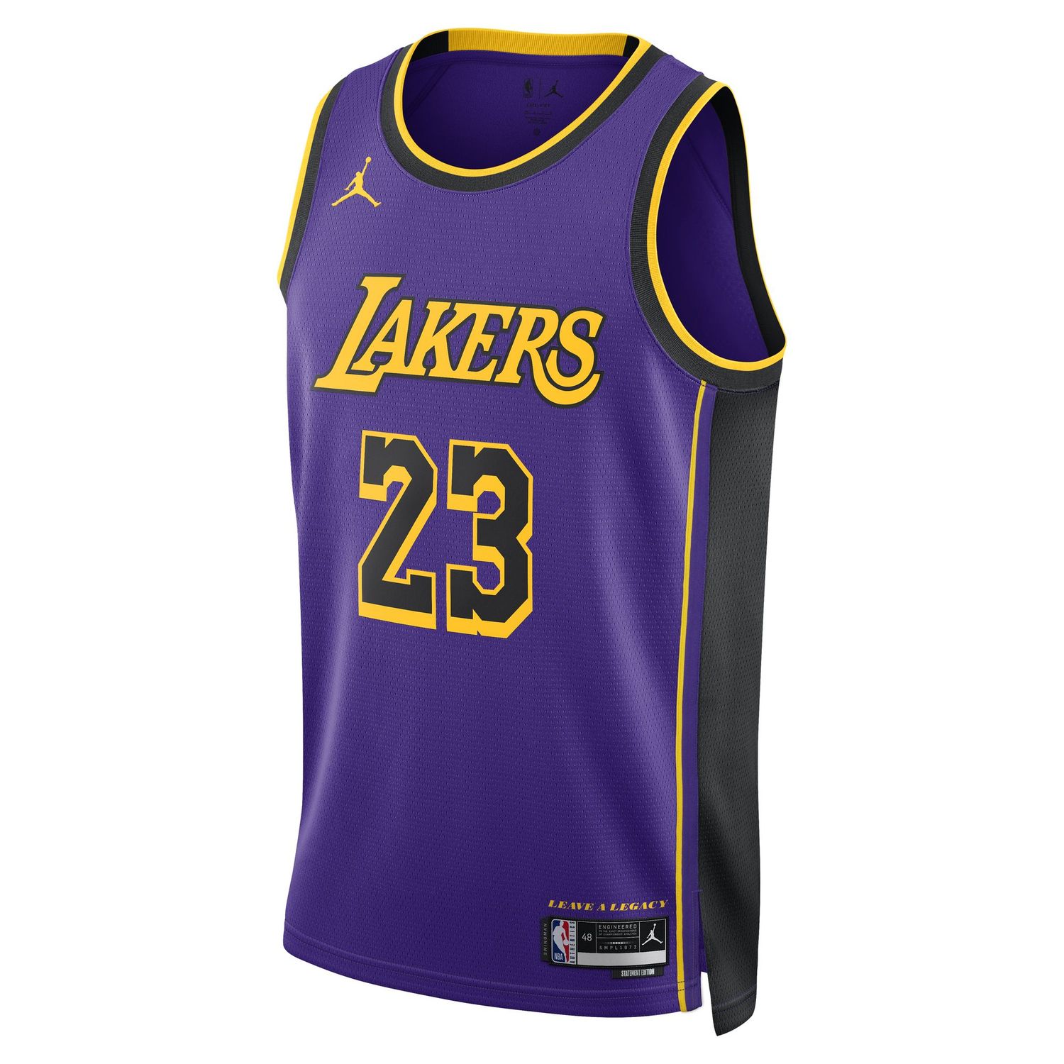 Nike Swingman Los Angeles Lakers Lebron James Basketball Jersey (847)